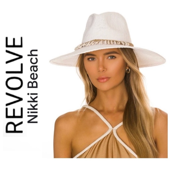 NWT Revolve x Nikki Beach Barbados Hat in White - Picture 1 of 12